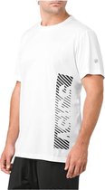 Asics Sportshirt - Maat L  - Mannen - wit/zwart