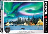 Puzzel 1000 stukjes-Northern lights -Yellowknife