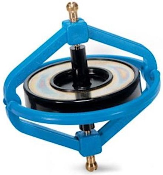 twist Tot ziens kraai Navir Gyroscoop Wonder Junior 7,5 Cm Staal Blauw 2-delig | bol.com