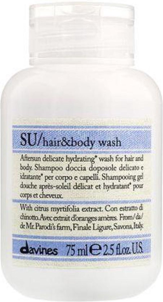 Davines SU Hair & Body Wash 75 ml