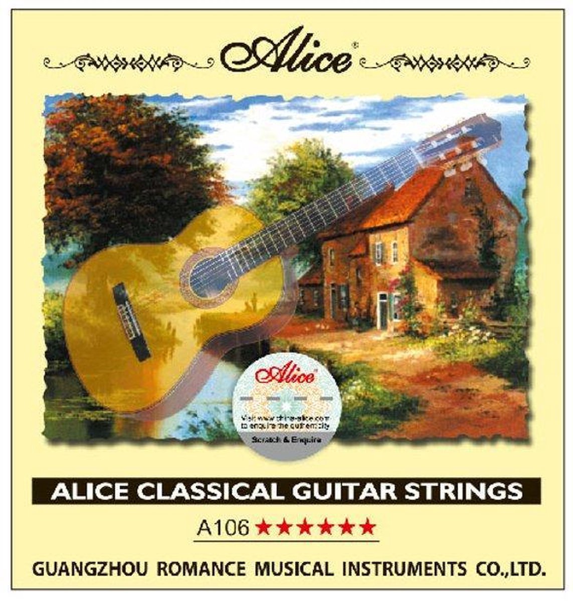 Klassieke gitaar snaren Set .028 - verzilverd-Alice AC106-H - Alice