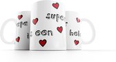 Mok: Papa is een super held - Vaderdagcadeau - Vaderdag mok