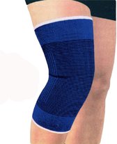 Kniebrace - Knee Support - Blauw - One Size - 1 Stuks