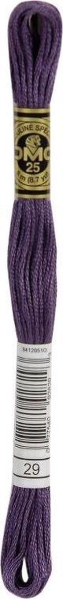 DMC Borduurzijde 29 Aubergine - 100% Katoen