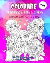 Colorare Principesse, Fate e Sirene