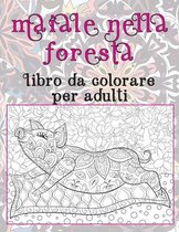 Maiale nella foresta - Libro da colorare per adulti