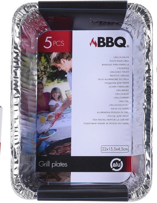 Moulds 1371045 Rectangular 22 x 15,5 x 4,5 cm Aluminium 5 Units van Attend. — afbeelding 3