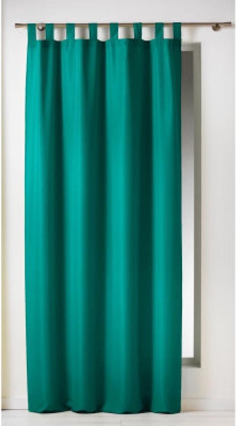 Rideau gordijnen 140 x 260 cm. lussen , 100% polyester , kleur : smaragd |  bol.com