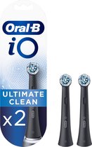 Bol.com Oral-B iO Ultimate Clean - Opzetborstels - Zwart - 2 Stuks aanbieding