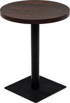 Bistrotafel 60 cm  -(Incl LW 3D Klok) Bijzettafel- Coffee Table- Koffietafel- Woonkamer tafel