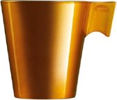 Luminarc Flashy - Koffiekopjes - 22cl - Goud - Glas - (set van 6) En Yourkitchen E-kookboek - Heerlijke Smulrecepten