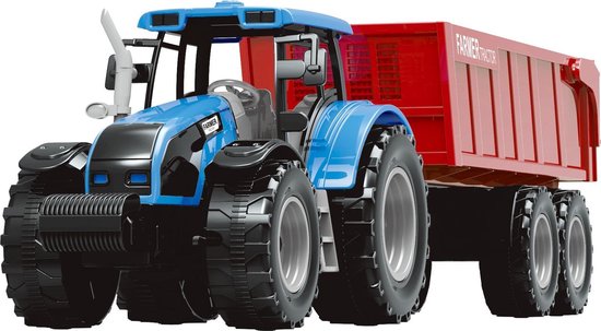 JollyVrooom - Tractor - Bakwagen - Voertuig - Vervoeren - Boer - Landbouw -  Boerderij... | bol.com
