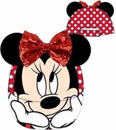 Disney Minnie Mouse - 3D pet - Rood - maat 54