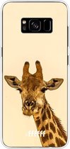 Samsung Galaxy S8 Plus Hoesje Transparant TPU Case - Giraffe #ffffff