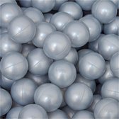 50 Baby ballenbak ballen - 5.5cm ballenbad speelballen voor kinderen vanaf 0 jaar Zilvergrijs