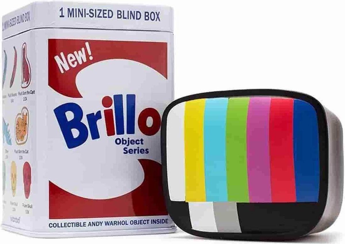 Afbeelding van product Kidrobot Warhol: Brillo Box Mini Series . Prijs per stuk