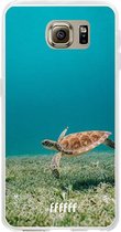 Samsung Galaxy S6 Hoesje Transparant TPU Case - Turtle #ffffff