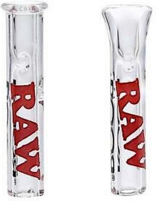 RAW GLASS TIPS Flat Mouthpiece Glazen Filter Plat mondstuk ( 6mm x 35mm ) 4  PCS. | bol.com