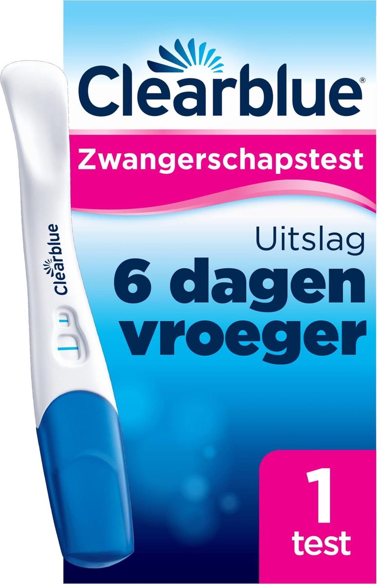 Clearblue zwangerschapstest ultravroeg (6 dagen vroeger) - 1 zelftest - Clearblue