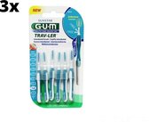 Gum Travler Ragers 1.6mm Blauw - 3 x 6 stuks - Voordeelverpakking