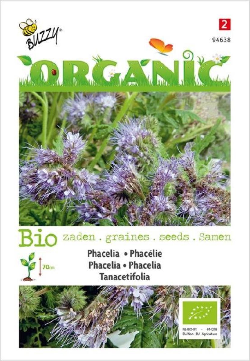 Buzzy® Organic Phacelia, Bijenvoer (BIO)