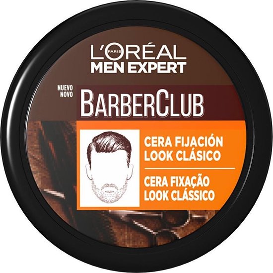 Lichte Fixatie Wax Men Expert Barber Club L'Oreal Make Up (75 ml)