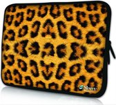 Sleevy 14 laptophoes luipaard print - laptop sleeve - Sleevy collectie 300+ designs