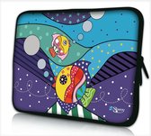 Sleevy 15.6 laptophoes artistieke visjes - laptop sleeve - laptopcover - Sleevy Collectie 250+ designs