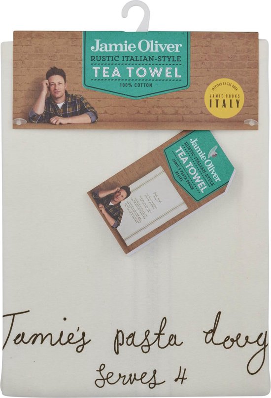 Jamie Oliver theedoek Italy recept pasta dough