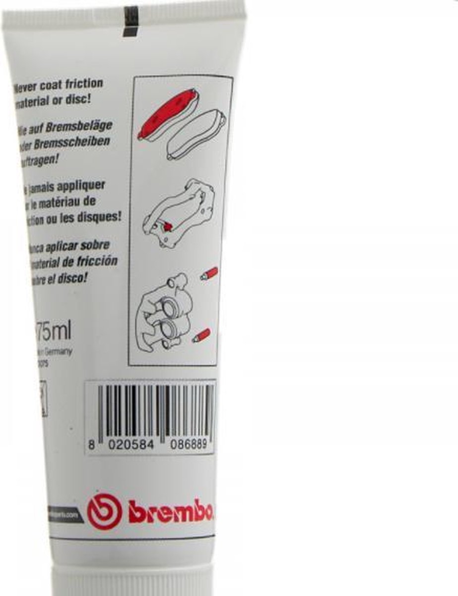 Brembo B-Quiet Montagepasta / Remmenvet - 75 ML - Remsysteem onderhoud ...