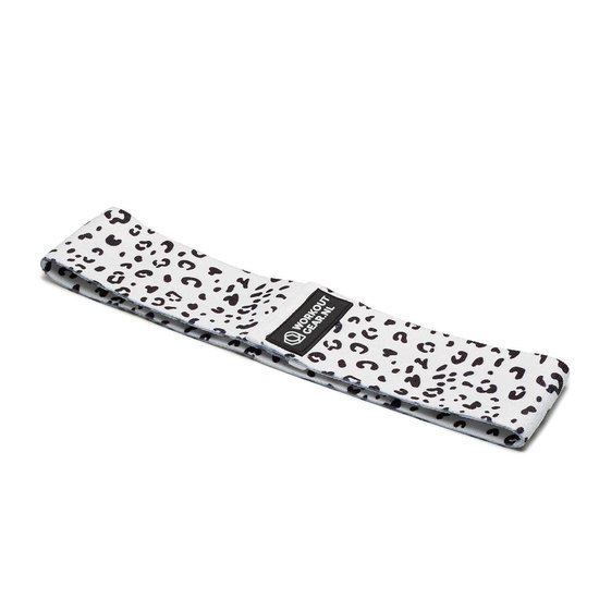 Workout Gear - Resistance Band - Panterprint - Wit - Zwart - 11/16kg
