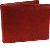 Massi Miliano Portemonnee Heren leer - (MRS-36H-36) - Rood -