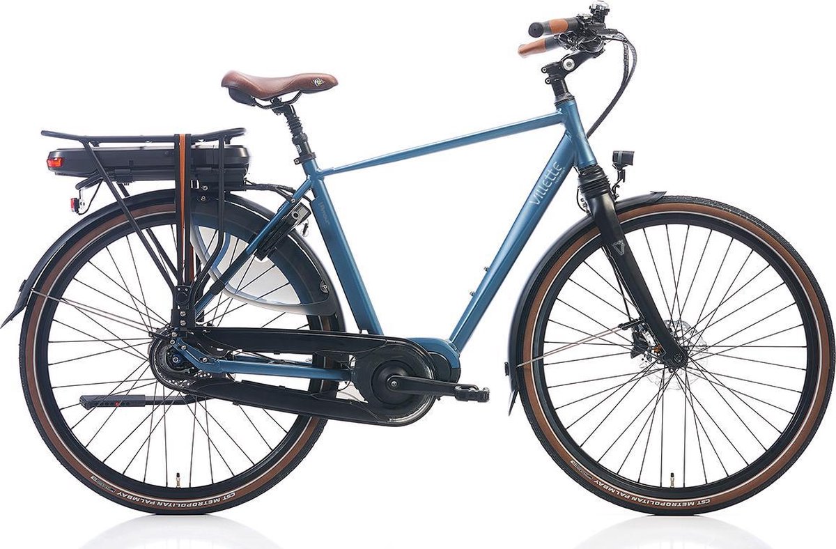 Villette l' Amour elektrische fiets, Nexus 8 naaf, middenmotor, middenblauw 57 (+3) cm, 13 Ah accu
