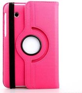 Samsung Galaxy Tab 2 7.0 inch P3100 / P6200 PU Lederen 360 graden rotatie hoes case cover Roze