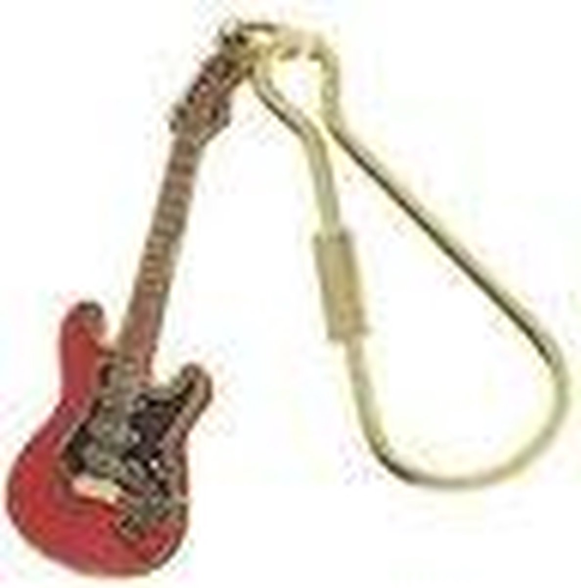 Sleutelhanger Stratocaster, rood