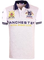 Geographical Norway Polo Shirt Grijs Manchester Kingston - XL