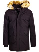 Geographical Norway Winterjas Zwart Heren Bagway - L