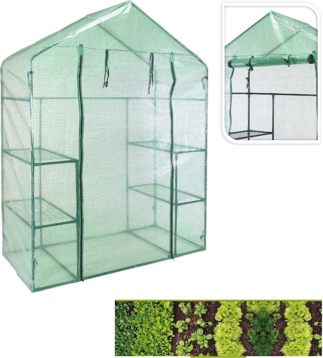 MaxxGarden Walk in broeikas 143 x 72 x 195cm