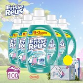 Frisse Reus Vloeibaar Wasmiddel Witte Was - 5 Pack 20 Wasbeurten - Oramint Oral Care Kit