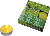 Citronella waxinelichtjes - 45x stuks - 3 branduren - citrus