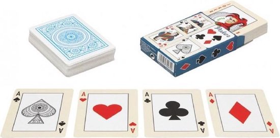 Afbeelding van het spel 2x Poker/kaartspel speelkaarten Engelstalig - Kaartspellen - Speelkaarten - Pesten/pokeren - Engelstalige speelkaarten