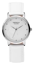 Orphelia Fashion OF711900 - Horloge - Leer - Wit - 38 mm