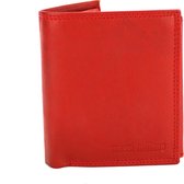 Portemonnee Heren Massi Milliano leder 8,5x2x10cm (14382-36) - rood