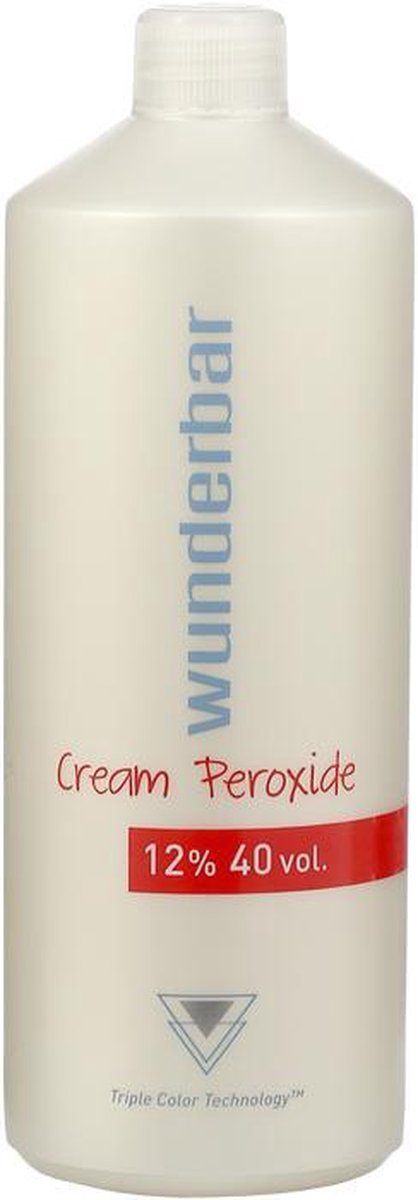 Wunderbar Cream Developer | Oxydant-creme  12% 40 vol 1000ML - Wunderbar