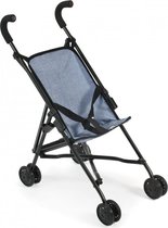 Bol.com Bayer Chic Poppen buggy Roma (jeans blauw) aanbieding