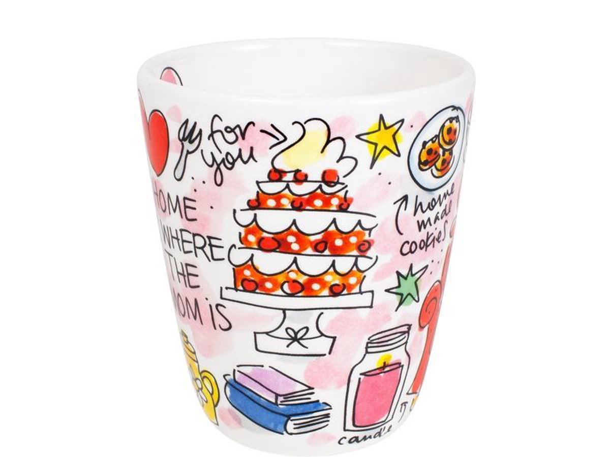 Blond Amsterdam Mok - Home is where the mom is Beauty - 350 ml | bol