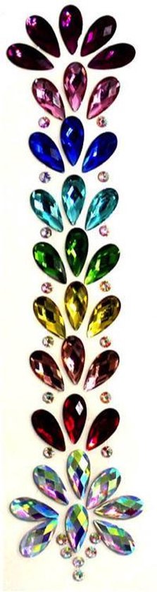Haar stickers - diamanten - - - hair jewelry - diamant - feest bol.com