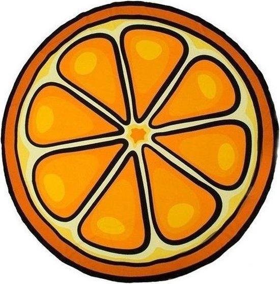 Badlaken sinaasappel 120 x 170 cm - Strandlakens