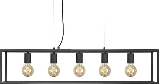 DMQ Hanglamp Eetkamer Industrieel Leroy - 100 cm - Eettafel 5 lichts - E27
