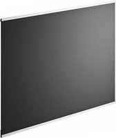 Glas Credenza 5 mm dik - Zwart - 60x45cm